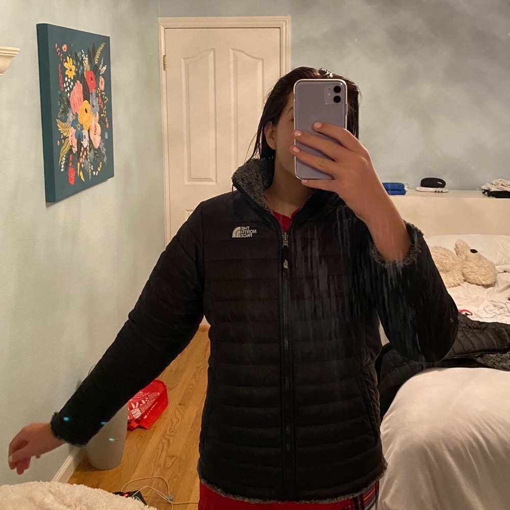 North Face Reversible Puffy/Cozy Jacket!! Gem